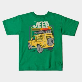 Retro Jeep Kids T-Shirt